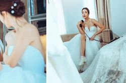 Giữa tin đồn 'cô dâu tháng 10', Đỗ Mỹ Linh khoe ảnh váy cưới của nhà mốt nổi tiếng thế giới