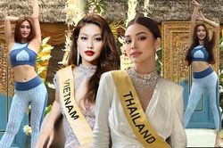 Engfa - Thiên Ân đụng độ không khoan nhượng: Tạo dáng catwalk 'y đúc', Thái - Việt ai đẳng cấp hơn?