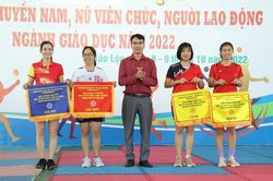 Bảo Lộc: Bế mạc Giải Bóng chuyền nam, nữ ngành giáo dục