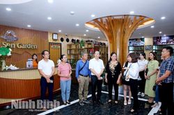 Hiệp hội du lịch Ninh Bình khảo sát, trải nghiệm sản phẩm du lịch tại tỉnh Quảng Ninh, Nam Định