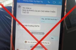 Công an TP.HCM cảnh báo phụ huynh về tin nhắn đóng học phí