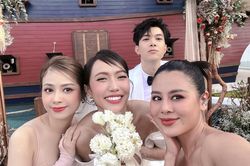 Quẩy cực sung trong đám cưới Diệu Nhi - Anh Tú, Nam Thư than trời khi gặp sự cố 'dở khóc, dở cười'