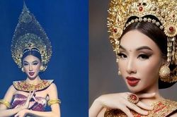Hoa hậu Thùy Tiên đẹp mãn nhãn như nữ thần trong trang phục truyền thống của Bali
