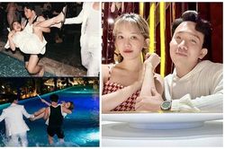Phản ứng của Hari Won khi Trấn Thành bế loạt mỹ nhân Việt