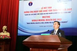 Thứ trưởng Bộ Y tế Trần Văn Thuấn: Ai cũng có thể mắc rối loạn tâm thần