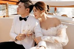 Đỗ Mỹ Linh khoe ảnh cưới với thiếu gia Đỗ Vinh Quang
