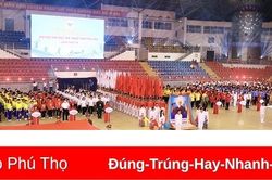 Tổng duyệt chương trình khai mạc Đại hội TDTT tỉnh lần thứ IX