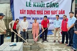 Chính trị - Xã hội An sinh xã hội Xây nhà cho ngư dân có hoàn cảnh khó khăn