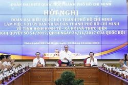 Chủ tịch nước: TP. Hồ Chí Minh cần tập trung giải quyết các vấn đề bức xúc của người dân