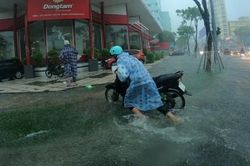 Áp thấp nhiệt đới suy yếu, từ Quảng Trị đến Quảng Ngãi có mưa to đến rất to