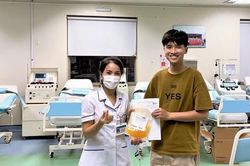 Nam sinh vượt đường xa trong đêm hiến máu cứu em bé 5 tuổi bị ung thư