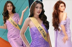 Chạm mốc nửa triệu người theo dõi, Thiên Ân khoe vẻ đẹp gây thương nhớ với sắc tím mộng mơ