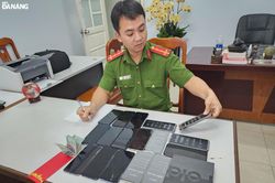Bắt 5 đối tượng trộm cắp hàng chục điện thoại di động tại siêu thị Điện Máy Xanh