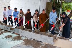 Yên Mô: Khởi công xây dựng nhà 'Mái ấm tình thương'