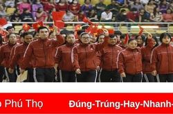 Đoàn VĐV Việt Trì Nhất toàn đoàn tại Đại hội TDTT tỉnh Phú Thọ lần thứ IX