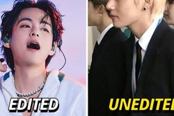 Loạt ảnh chưa chỉnh sửa cho thấy V BTS 'đời thực' như thế nào