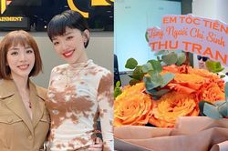 Tóc Tiên bất ngờ tặng hoa và nhận Thu Trang là 'người chị sinh đôi'
