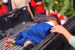 Người dân khống chế đối tượng cướp tiệm vàng ở Lạng Sơn