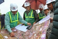 Đường vành đai 4 - Vùng thủ đô: Đã gắn gần 2000 mốc giới tại Hà Nội