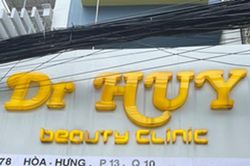 Cơ sở thẩm mỹ Dr Huy hoạt động không phép