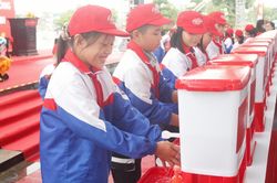 Học sinh Bắc Ninh hưởng ứng 'Ngày Thế giới rửa tay với xà phòng'