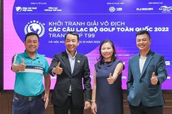 24 đội tranh tài giải vô địch các CLB golf toàn quốc 2022