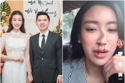 Trước thềm lễ cưới, Đỗ Mỹ Linh đăng clip 'chồng đánh vẹo mũi'