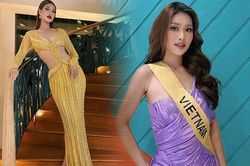 Đoàn Thiên Ân mê diện trang phục màu vàng tại Miss Grand International