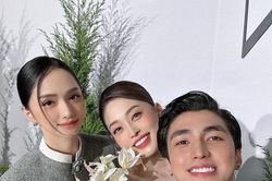 Hương Giang, Quỳnh Kool cùng dàn sao Việt dự lễ cưới Phương Nga - Bình An tại Hà Nội