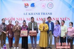 Khánh thành công trình 'Mái ấm thanh niên'
