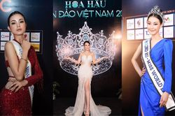 Dàn sao hội ngộ trên thảm đỏ Hoa hậu Biển đảo Việt Nam 2022