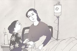 Những ngày mẹ nằm viện