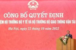 Thủ tướng Phạm Minh Chính trao Quyết định bổ nhiệm hai Bộ trưởng