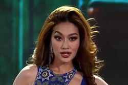 Cú nhếch mày 'điểm 10' của Đoàn Thiên Ân tại Bán kết Miss Grand International