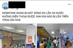 Thuê bao MobiFone đồng loạt mất sóng
