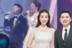 Đỗ Mỹ Linh song ca cùng chồng trong lễ cưới: Giọng hát cả hai khiến dân mạng khen ngợi không ngừng!