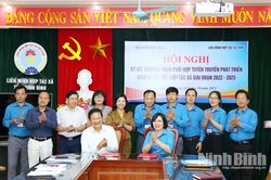 Ký kết chương trình phối hợp phát triển kinh tế tập thể, HTX giai đoạn 2022-2025