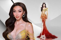 Váy dạ hội final walk của Thùy Tiên: Tự hào quá Queen Tiên ơi - hãnh diện quá Việt Nam ơi