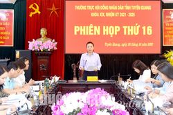 Phiên họp thứ 16 Thường trực HĐND tỉnh khóa XIX