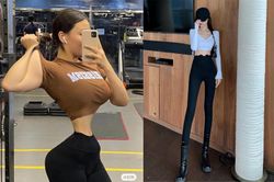 Ngắm loạt ảnh khoe thành quả tập gym 'thật trân' của các cô nàng vui tính