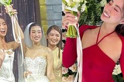 Diện váy trắng cắt xẻ 'nhức mắt', dân mạng chê Lương Thùy Linh thiếu tinh tế trong đám cưới của Đỗ Mỹ Linh