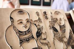 Trình diễn quảng bá tranh dân gian Đông Hồ Bắc Ninh tại Hàn Quốc