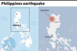 Động đất mạnh 6,4 độ richter ở miền Bắc Philippines