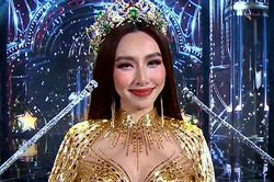 Thùy Tiên nói 4 thứ tiếng khi phát biểu kết thúc nhiệm kỳ