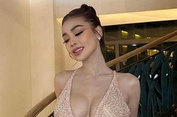 Thân hình đồng hồ cát của Hoa hậu Hòa bình Thái Lan
