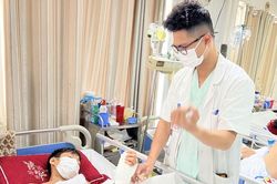 Tự làm thước kẻ, bé trai bị máy cưa đứt bàn tay