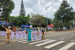 Pleiku: 36 trường học được đầu tư trong dự án 'Giảm tốc độ-Trường học an toàn'