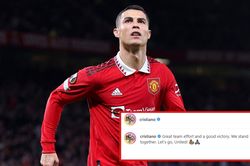 Ronaldo lên mạng ăn mừng bàn thắng sau khi hết 'lệnh trừng phạt' của Ten Hag