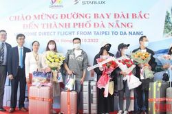 Đà Nẵng đón chuyến bay trực tiếp đến từ Đài Bắc
