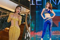 Ngắm 'body' Đoàn Thiên Ân… có bị lưng dài, chân ngắn
